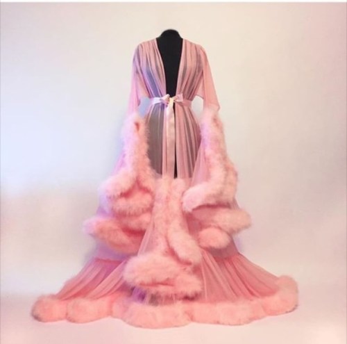 76kwcp-l-610x610-pajamas-pink-fur+robe-sleepwear-robe-bridal+lingerie